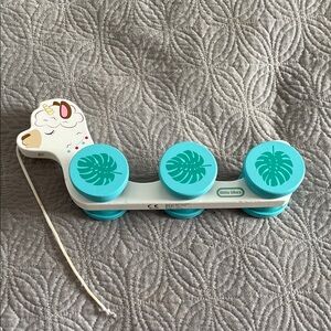 Little Tikes Llama-corn Wooden pull toy. Missing cargo toys